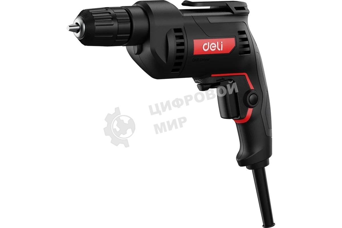 Дрель Deli DE-DZ10-1E, 500 Вт, сетевая, безударная