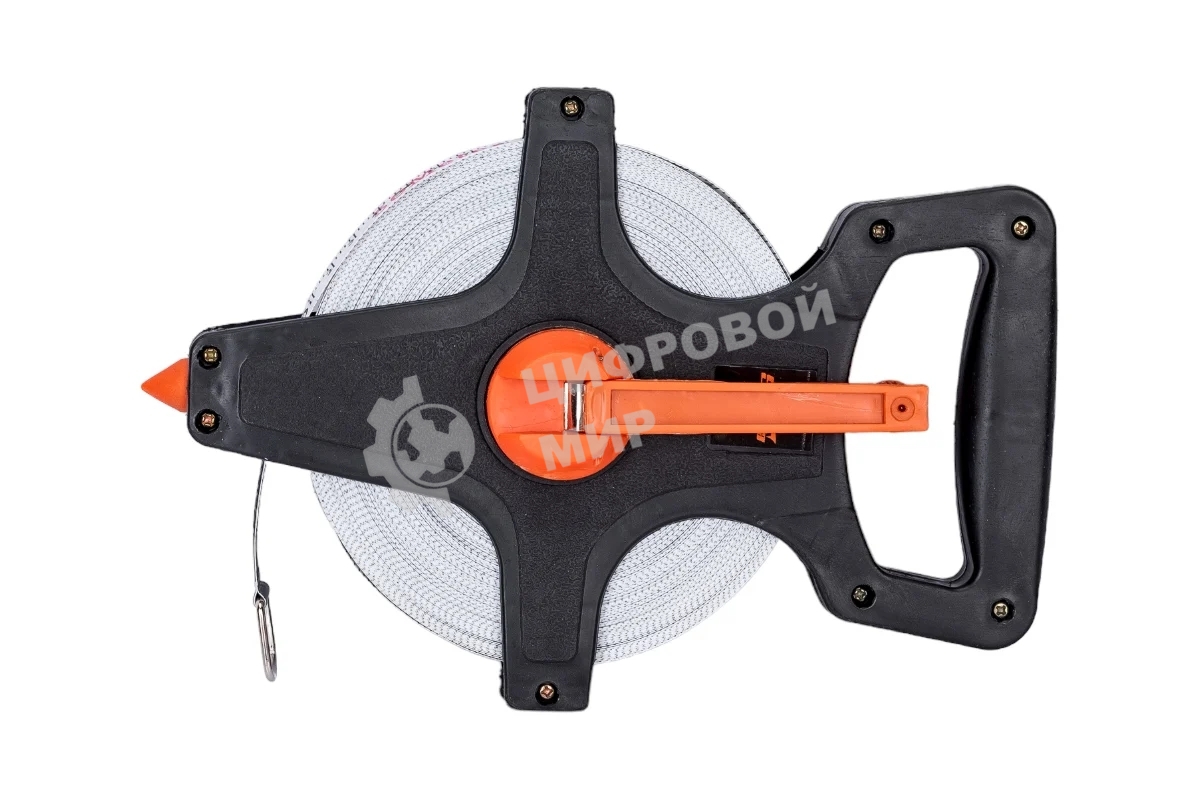 Рулетка геодезическая Sparta, 50 м х 12,5 мм, лента ПВХ, открытый корпус