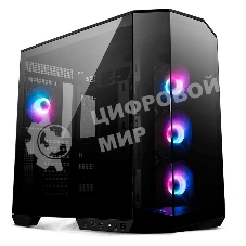 Компьютерный корпус MSI MAG Pano 100R PZ, Mid Tower, ATX, 2xUSB 3.2 Gen 1, 1xUSB 3.2 Gen2 Type-C, 3x120мм ARGb Reverse Blade Fan, 1x120мм ARGb Fan, ARGb+PWM Control Board,Tempered Glass Window, Brown Box