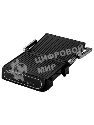Гриль электрический BBK BEG3001 2000 Вт, черный/металлик