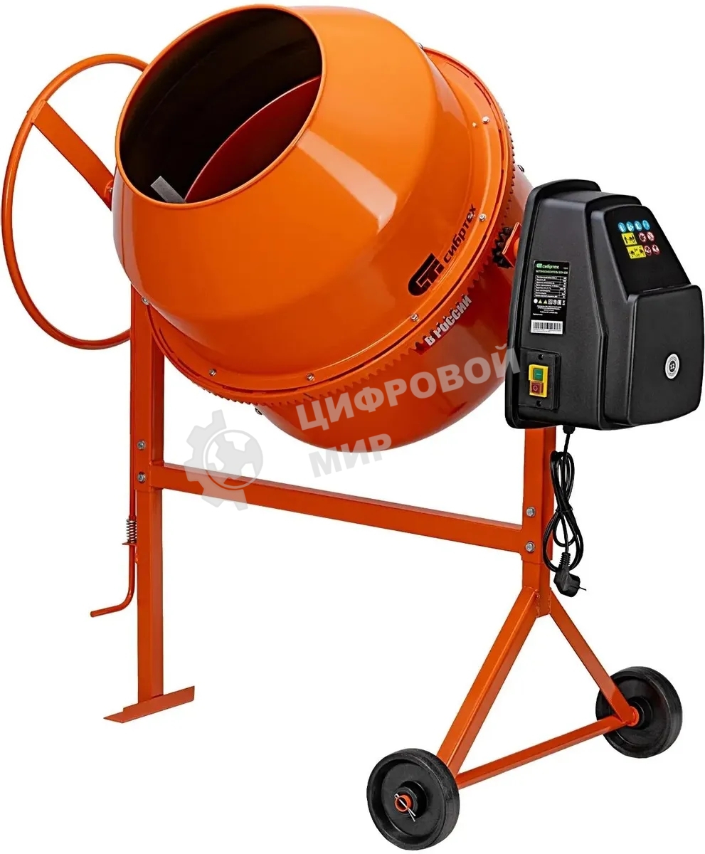 Бетоносмеситель Сибртех БСН-220 1000 Вт, 220 л, чугунный венец