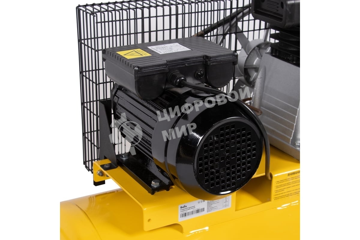 Компрессор воздушный ременной масляный Ballu BCB-100-440 желтый