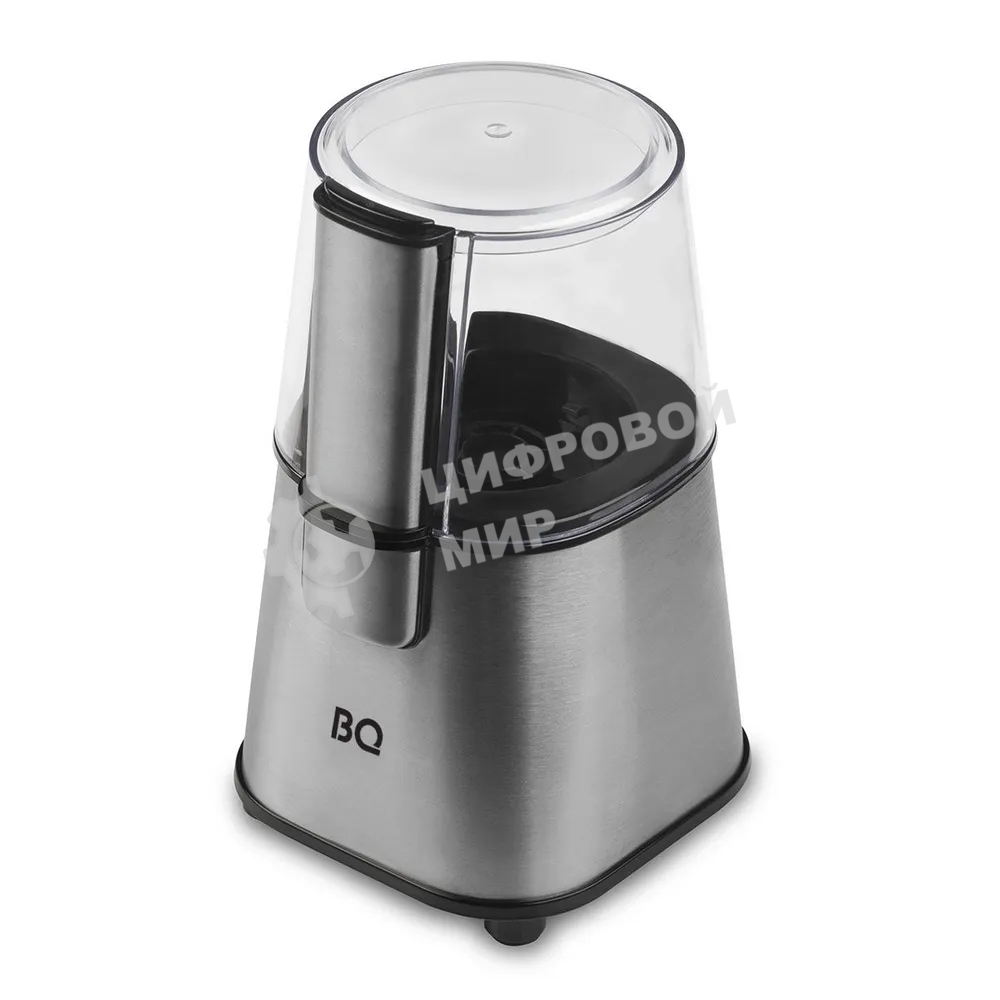 Кофемолка BQ CG1004 Steel-Black, Мощность 220 Вт, 60 г максимальная загрузка