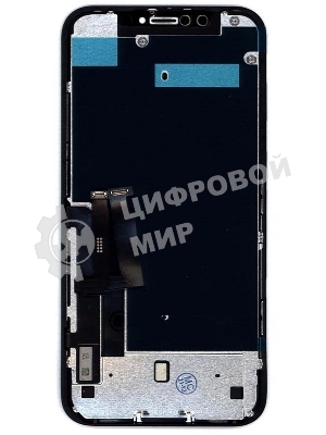 Дисплей для Apple iPhone XR в сборе с тачскрином и рамкой (AAA TFT), черный