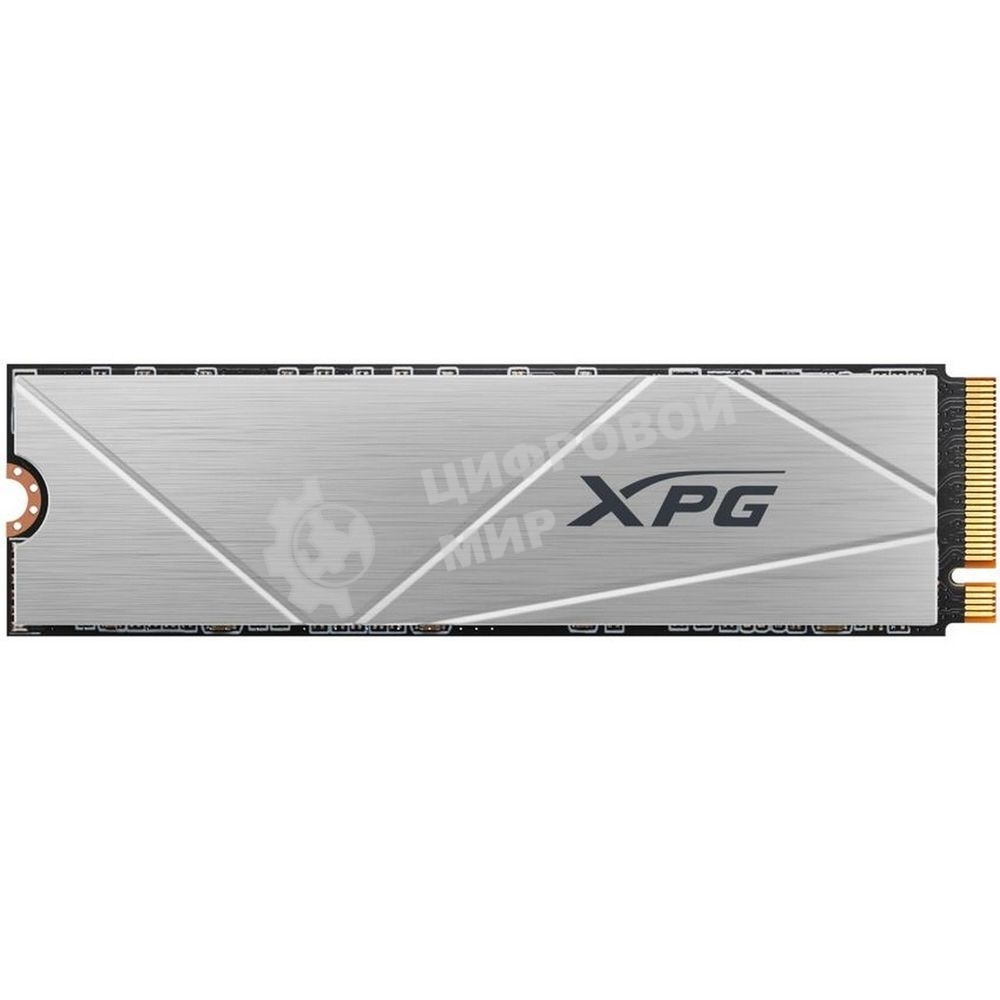 Накопитель SSD ADATA XPG GAMMIX S60, 512Gb, PCIe 4.0 x4, M.2 2280, NVMe, R/W 4700/1700, с радиатором