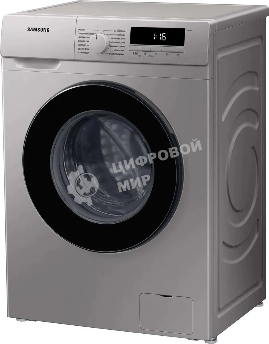 Стиральная машина Samsung WW80T3040BS/LP серебристый, загрузка фронтальная 8 кг, 1400 об/мин, класс: A