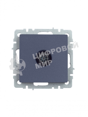 Розетка телевизионная оконечная IEK BRITE РТВ11-0-БрМ маренго