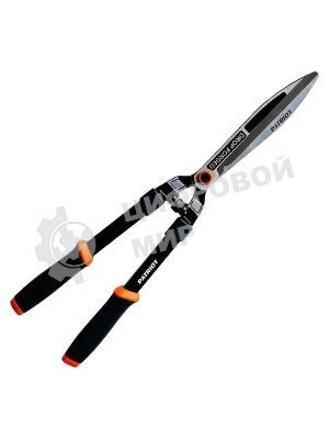 Ножницы для живой изгороди Patriot CSF 610, прямые кованые лезвия, PP+TPR рукоятки, регул-ка прижима, 610 мм