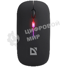 Мышь беспроводная Defender Coda MB-261 черный, 1600 dpi, радиоканал, Bluetooth, USB, кнопки - 4