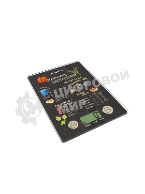 Весы кухонные MAXVI KS141G черный