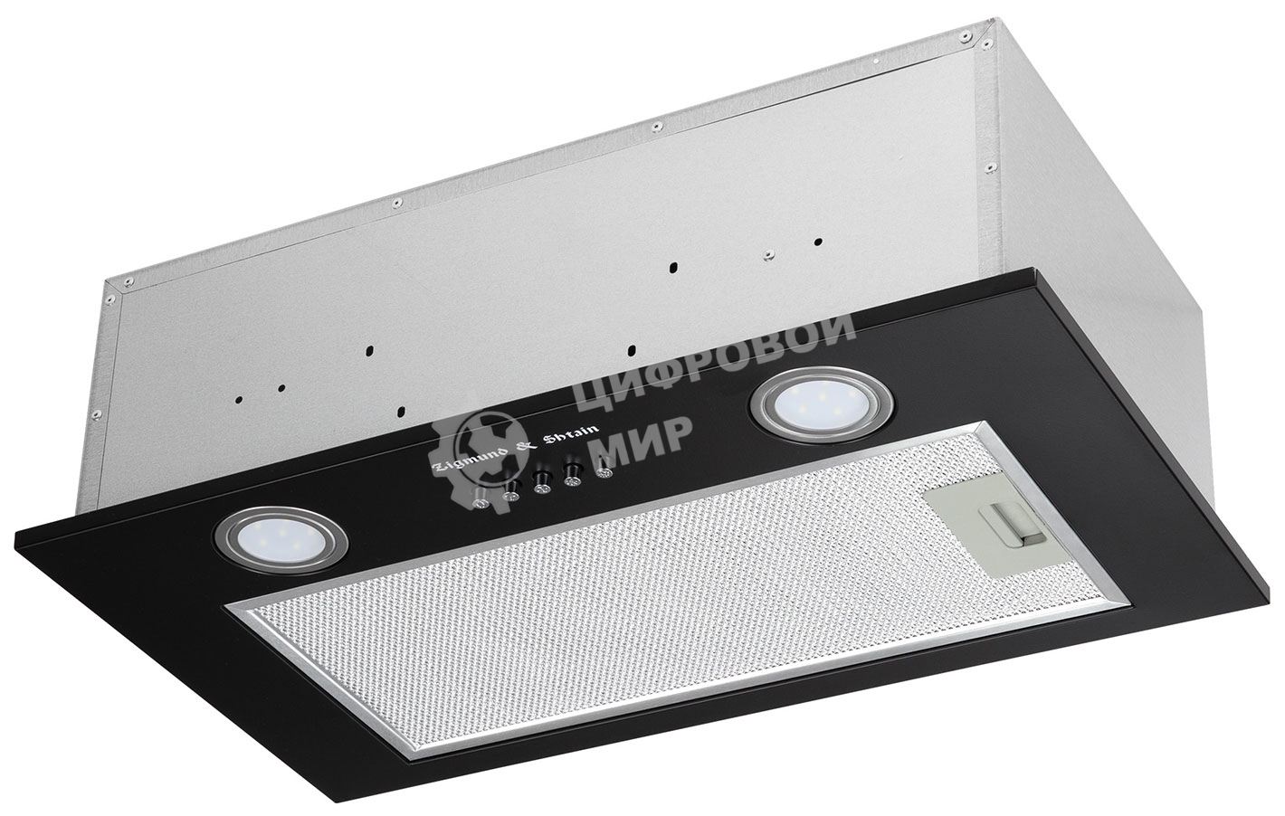 Вытяжка встраиваемая Zigmund & Shtain K 018.5 B черный, 50 см, 660 куб. м/ч, 58.6 дБ