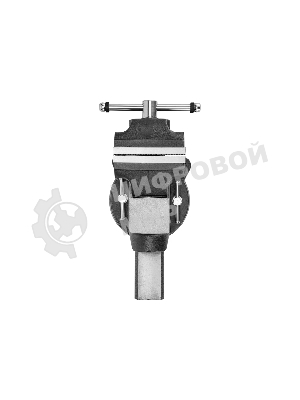 Тиски слесарные Denzel BVH-125, 125 мм, поворотные, стальная направляющая, с наковальней