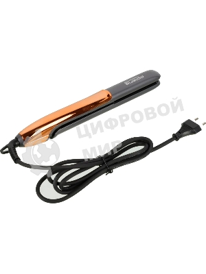 Выпрямитель для волос Polaris PHSS-2098TTi Tourmaline PROF графитовый/золотой