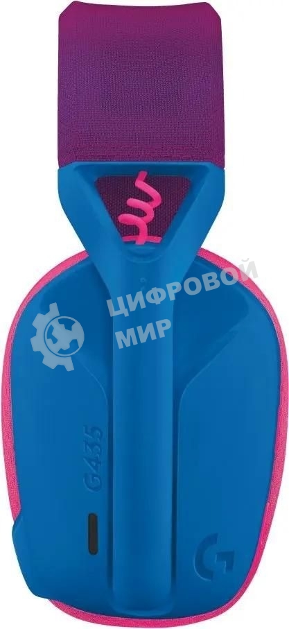 Гарнитура беспроводная Logitech Headset G435 LIGHTSPEED Wireless Gaming BLUE - Retail