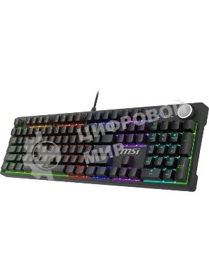 Клавиатура MSI Forge GK320 проводная, USB Type-A, чёрный