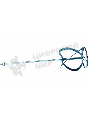 Насадка для миксера Сибртех, для тяжелых растворов,160 х 590 мм, оцинкованная,хвостовик резьба М14