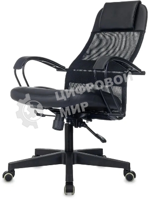 Кресло эргономичное Бюрократ CH-NOVA LUX черный сетка/ткань крестов. пластик