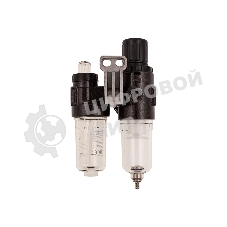 Блок подготовки воздуха регулятор-фильтр-лубрикатор Denzel FLR1500, 10 бар, 1500 л/мин, 1/4