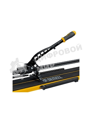 Плиткорез рельсовый Denzel 800х16мм, каретка на подш., стальная станина, усил. рукоятка-пенал