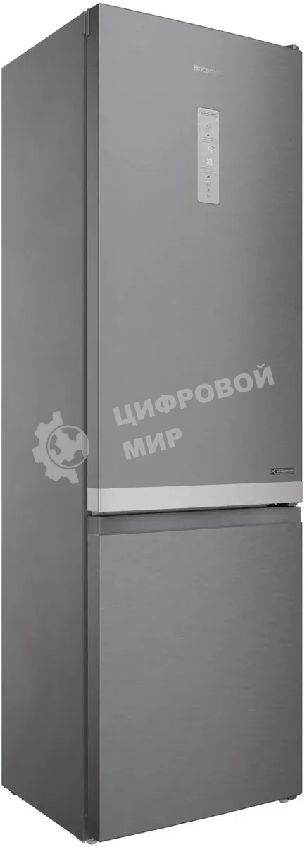 Холодильник Hotpoint HT 7201I MX O3 нержавеющая сталь двухкамерный 239/83 л морозилка снизу, No Frost
