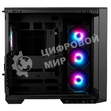 Компьютерный корпус MSI MAG Pano 100R PZ, Mid Tower, ATX, 2xUSB 3.2 Gen 1, 1xUSB 3.2 Gen2 Type-C, 3x120мм ARGb Reverse Blade Fan, 1x120мм ARGb Fan, ARGb+PWM Control Board,Tempered Glass Window, Brown Box