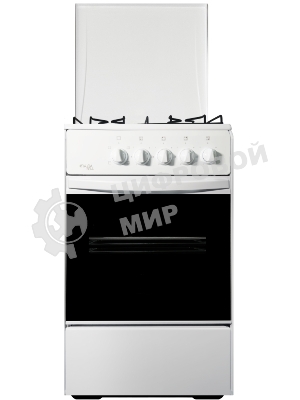 Плита газовая Лада Nova RG 24044 W белый, конфорок 4 газовых, духовка 50 л, 50 см x 85 см x 60 см