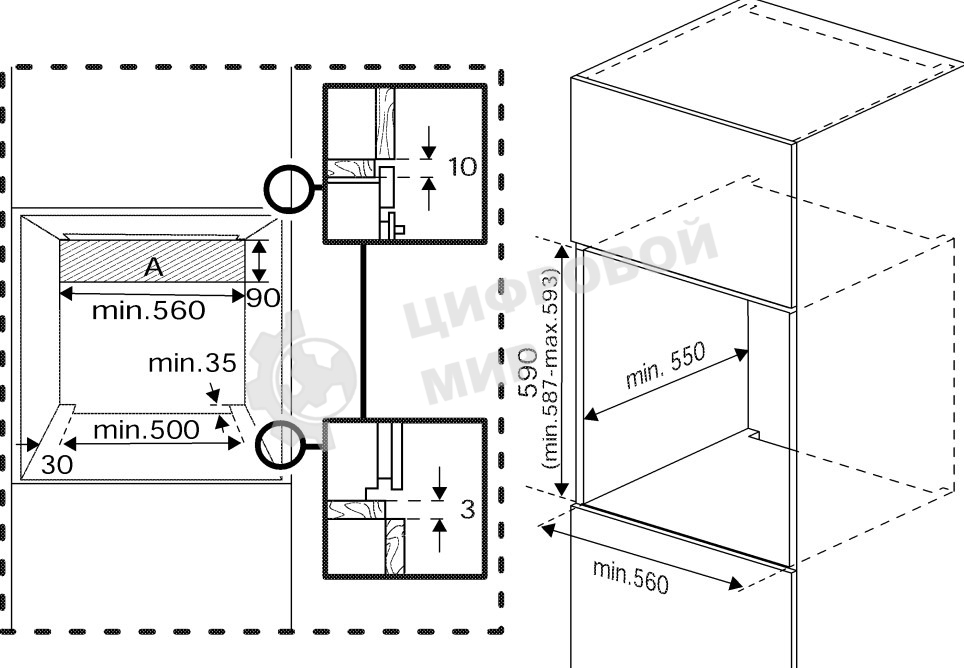 Встраиваемый духовой шкаф Beko BCBIS17300KSBMPS черный