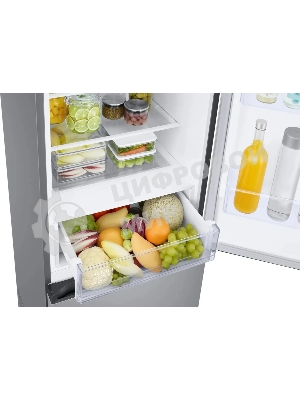 Холодильник Samsung RB38C602DSA/EF графит двухкамерный 276/75л морозилка снизу, No Frost