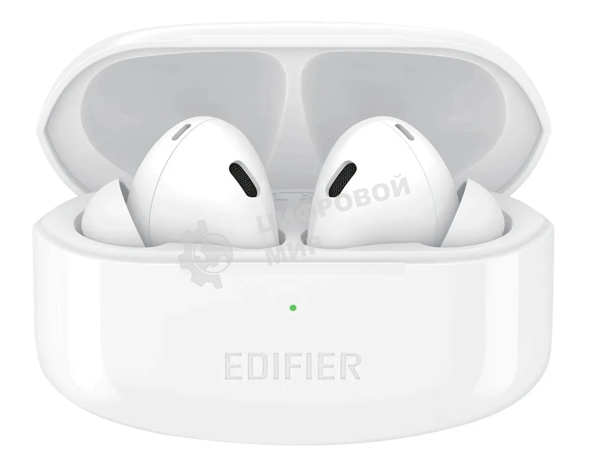 Наушники TWS Edifier TWS330 NB белый, внутриканальные, Bluetooth, активное шумоподавление, до 5 ч