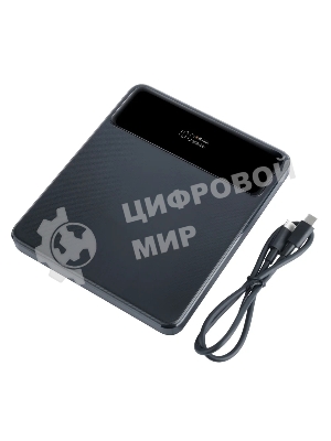 Портативный аккумулятор Perfeo Powerbank LAPTOP 105W 20000 mAh/LED дисплей/PD + QC 3.0/2 Type-C/2USB/Выход: 5A,max105W черный (PF_E1472)