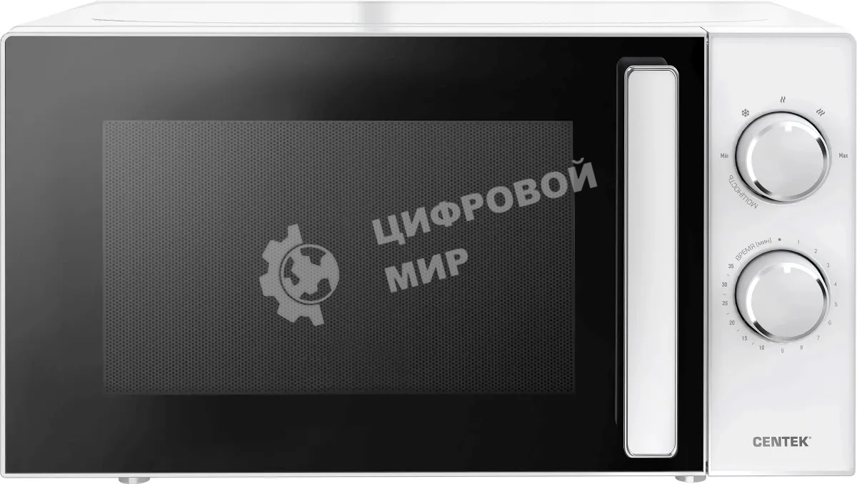 Микроволновая печь Centek CT-1560 белый, 20 л, 700 Вт, переключатели - поворотный механизм