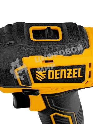 Дрель-шуруповерт Denzel CID-18-0, 18 В, 0 Ач, 30 Нм, щеточный, ударный
