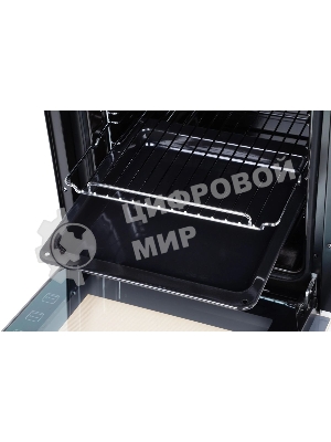 Шкаф духовой электрический Maunfeld EOEM516BG, 45 см, 51 л, бежевый, встраиваемый