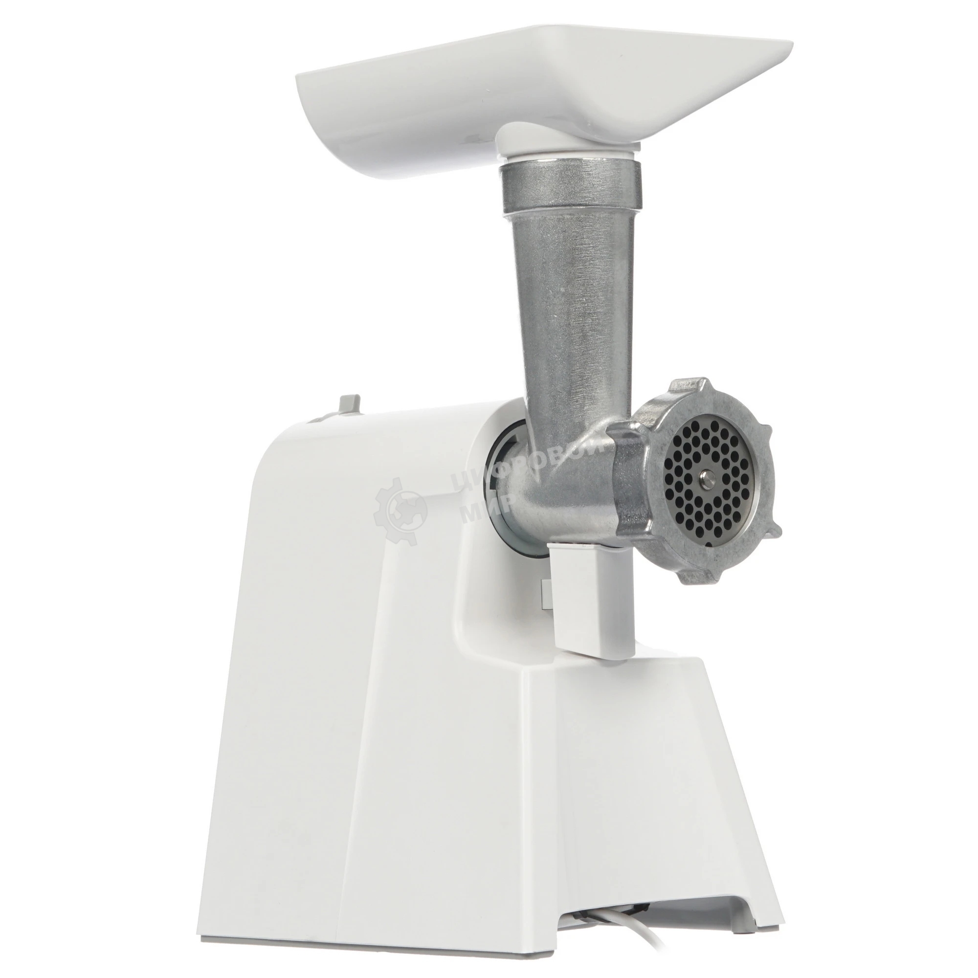 Мясорубка электрическая Мастерица КЭМ-02 белый, 600 Вт, 0.67 кг/мин, защита от перегрузки, насадки - 4