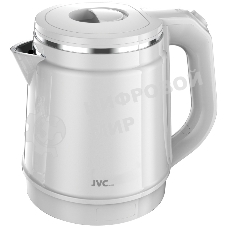 Электрочайник JVC JK-KE1810 белый, 1.8 л, 2400 Вт, скрытый нагревательный элемент, поддержание температуры Электрочайник JVC JK-KE1810 белый, 1.8 л, 2400 Вт, скрытый нагревательный элемент, поддержание температуры