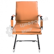 Кресло Бюрократ CH-993-Low-V/Camel светло-коричневый, экокожа, 120 кг, механизм качания, низкая спинка