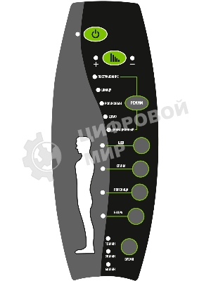 Кресло Cactus CS-CHR-130-M черный, экокожа, подголовник