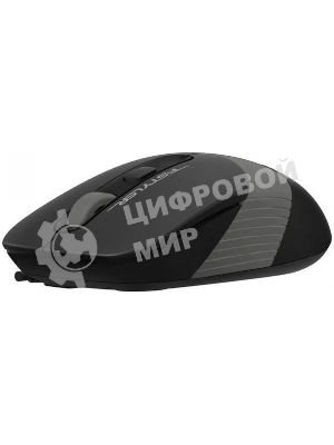 Мышь проводная A4Tech Fstyler FM10S черный/серый, 1600 dpi, USB, кнопки - 4