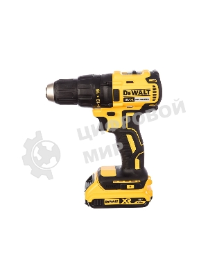 Аккумуляторная безударная бесщеточная дрель - шуруповерт XR DeWalt DCD777D2T-QW