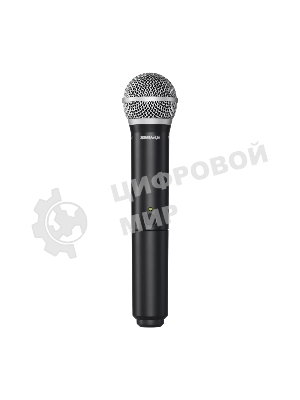 Микрофонная система SHURE BLX1288E/CVL-M17 беспроводная, двухканальная, с ручным передатчиком PG58 и петличным микрофоном CVL-B/C, частота UHF 662-686 МГц