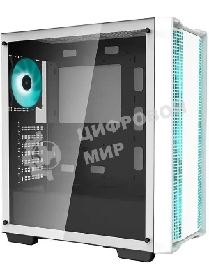 Компьютерный корпус Deepcool CC560 V2 белый без БП ATX 4x120мм 1xUSB 2.0 1xUSB 3.0 audio bott PSU