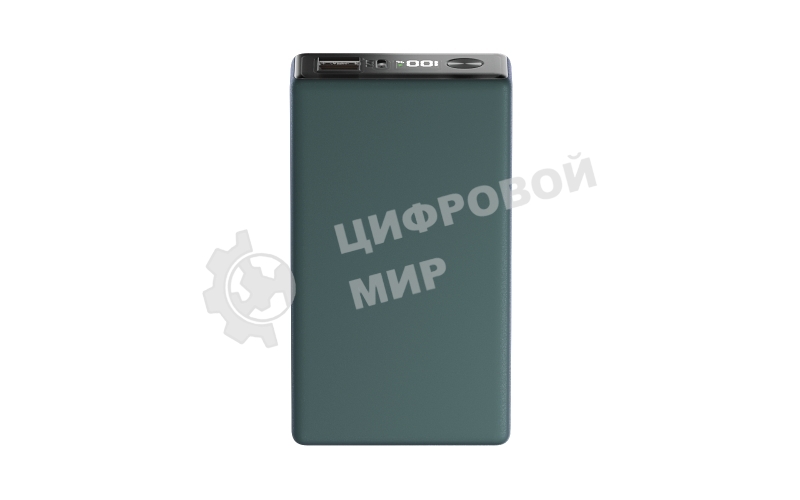 Портативный аккумулятор OLMIO QX-20, 20000mAh, 22.5W, QuickCharge3.0/PowerDelivery, LCD, темно-зеленый