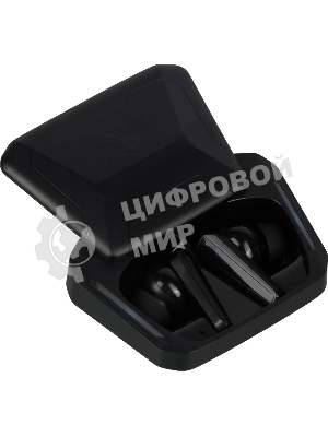 Наушники TWS A4Tech Bloody M70 черный/синий, внутриканальные, Bluetooth, до 24 ч