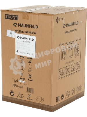 Морозильная камера Maunfeld MFFR85W, белый, 80л, 3 ящика