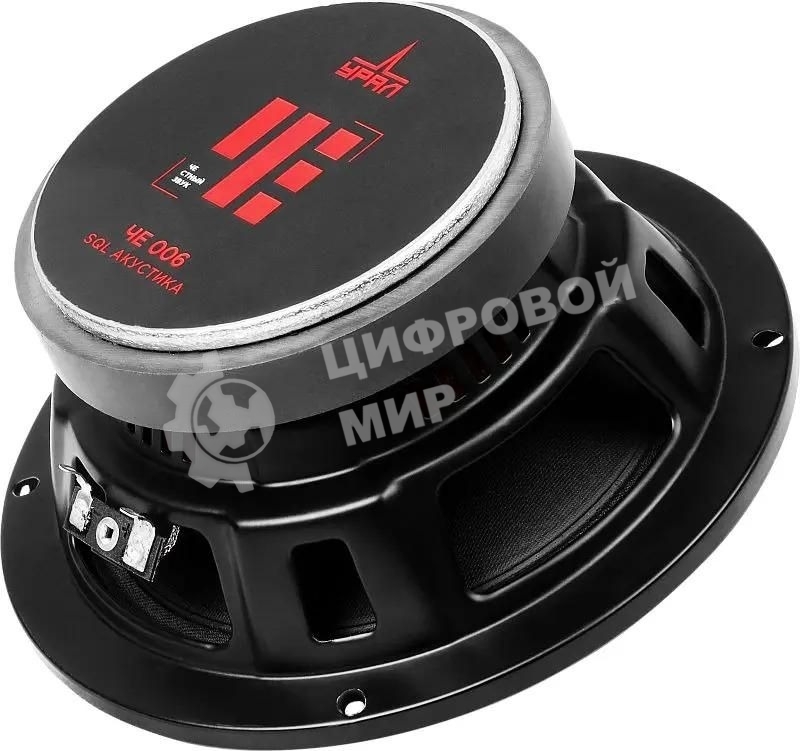 Колонки автомобильные Ural ЧЕ 006 (без решетки) 91дБ 4Ом (ком.:2кол.) широкополосные однополосные