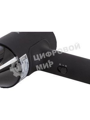 Фен JVC JHD011 черный, 1600 Вт