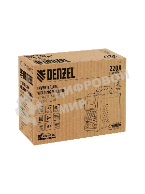 Аппарат инвертор. дуговой сварки Denzel SDM-220 Top, 220 А, ПВ 60% кейс