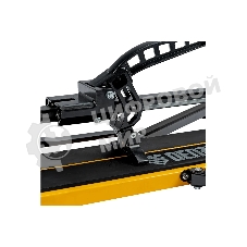 Плиткорез рельсовый Denzel 800х16мм, каретка на подш., стальная станина, усил. рукоятка-пенал