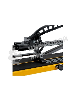 Плиткорез рельсовый Denzel 800х16мм, каретка на подш., стальная станина, усил. рукоятка-пенал