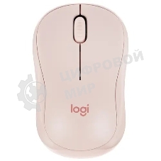 Мышь беспроводная Logitech M221 розовый, 1000 dpi, радиоканал, USB, кнопки - 3